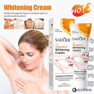 SADOER Vitamin C Whitening Cream For Private Parts, Underarms And Body 50g 【elle20181_th】