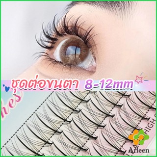 Arleen DIY ชุดต่อขนตา 8-12 มม. ชุดมืออาชีพขนตาแต่งหน้า ใหม่สไตล์สาวเวียดนาม false eyelashes