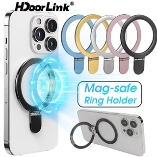 Hdoorlink แหวนแม่เหล็กติดโทรศัพท์มือถือ แบบหมุนได้ สําหรับ I-Phone 14 13 12 Pro Pro Max