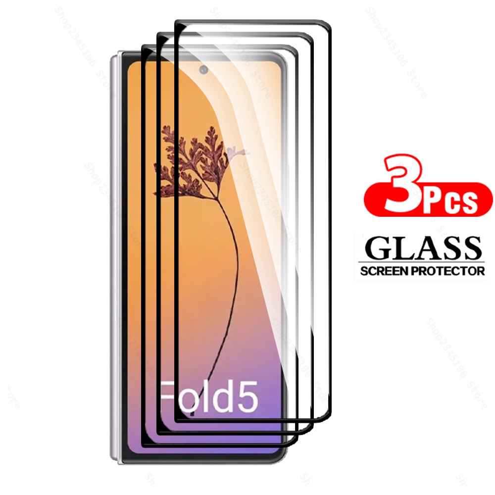 ฟิล์มกระจกนิรภัยกันรอยหน้าจอ 100D สําหรับ Samsung Galaxy Z Fold5 5G ZFold Fold 3 4 5 Fold3 Fold4 ZFold5 ZFold4 ZFold3 1-3 ชิ้น
