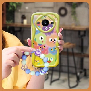 For Girls texture Phone Case For OPPO Realme11 Love bracelet three-dimensional Pendants trend interest Heat dissipation