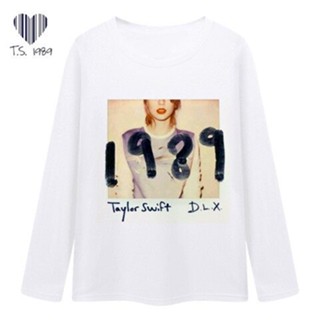 ​พร้อมส่ง​ เสื้อแขนยาว คอกลม พิมพ์ลายอัลบั้ม Taylor Swift แฟชั่นฤดูใบไม้ร่วง และฤดูหนาว สําหรับผู้ชาย และผู้หญิง  KSFD