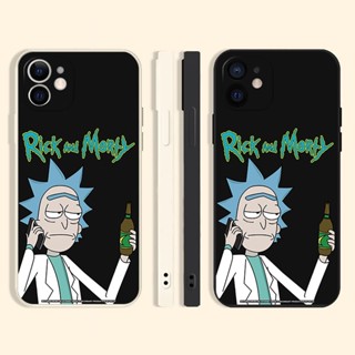 rick sanchez for เคสไอโฟน 11 12 13 pro max เคส iPhone 8พลัส 7 8 7plus 8Plus case Se 2020 เคส X Xr XsMax morty cover