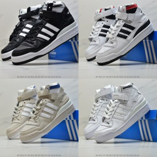 Adidas Forum mid hi รองเท้าผ้าใบ ทรงสูง สําหรับผู้ชาย ผู้หญิง 4 สี