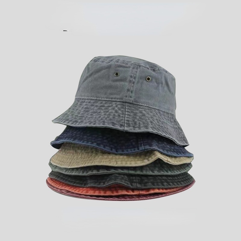 หมวกบักเก็ตยีน แบบบาง ซักทําความสะอาดได้ แฟชั่นฤดูร้อน สไตล์เกาหลี