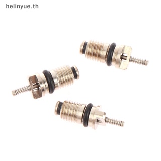 Helinyue แกนวาล์วทองแดง A/C R134a สําหรับซ่อมแซมเครื่องปรับอากาศรถยนต์ 10 ชิ้น