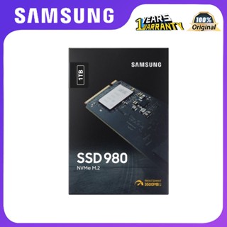 โซลิดสเตทไดรฟ์ภายใน Samsung 980 1TB M.2(2280) NVMe 1.4 PCIe Gen 3.0 x4 V-Nand MZ-V8V1T0BW