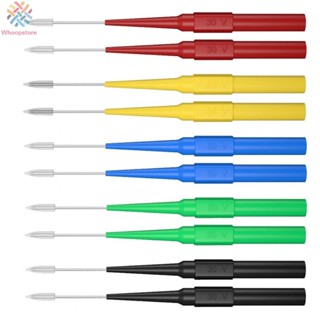 โพรบโพรบทดสอบ 0.7 มม. 30 V แบบเปลี่ยน สีดํา แดง เขียว เหลือง น้ําเงิน