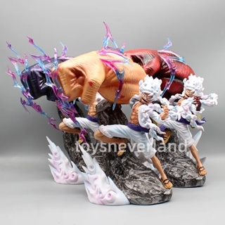 โมเดลฟิกเกอร์ One Piece Sun God Nika Luffy Gear 5 Big Fist Pvc ขนาด 27 ซม. ของเล่นสําหรับเด็ก