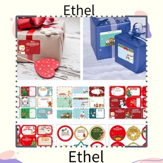 Ethel1 สติกเกอร์ฉลากชื่อ อเนกประสงค์ สําหรับติดบรรจุภัณฑ์ ของขวัญคริสต์มาส 108 162 ชิ้น