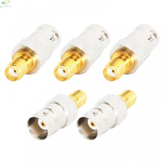 อะแดปเตอร์ สําหรับเสาอากาศ RF BNC Female To SMA Female 5 ชิ้น