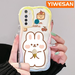 เคสใส แบบนิ่ม ลายการ์ตูนกระต่าย กันกระแทก สําหรับ Realme 5 5i 5s 5 Pro 6i Narzo 20A Q