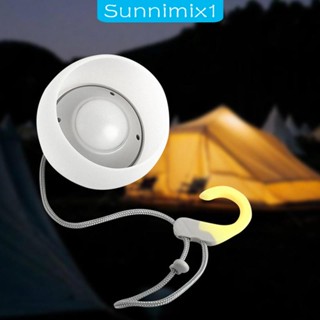 [Sunnimix1] โคมไฟ LED แบบแขวน USB น้ําหนักเบา สําหรับตั้งเต็นท์ ตั้งแคมป์