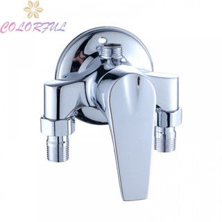 【COLORFUL】Elegant For Bathroom Shower Mixer Taps with Chrome Plated Surface Hot/Cold Water