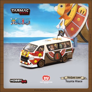 Tarmac Works 1/64 HOBBY64 Tarmac Works x One Piece Toyota Hiace Widebody One Piece Thousand Sunny