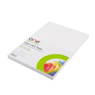 ONE กระดาษการ์ดสี A4 120แกรม (แพ็ค100แผ่น) ONE