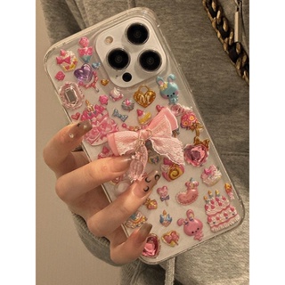 เคสโทรศัพท์มือถือ กันตก ป้องกัน ลายกระต่ายปราสาท สําหรับ Apple Iphone 14promax 13 11 14pro 13pro 14