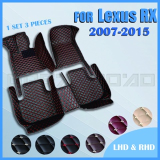 พรมปูพื้นรถยนต์ RHD สําหรับ LEXUS RX series 2007 2008 2009 2010 2011 2012 2013 2014 2015