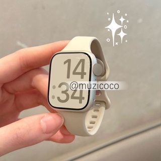 สายนาฬิกาข้อมือซิลิโคน ลายผีเสื้อ สําหรับ iWatch Band 44 มม. 40 มม. 45 มม. 41 มม. Ultra 49 มม. 42 มม. 38 มม. i-watch series 8 7 se 3 4 5 6 2 1