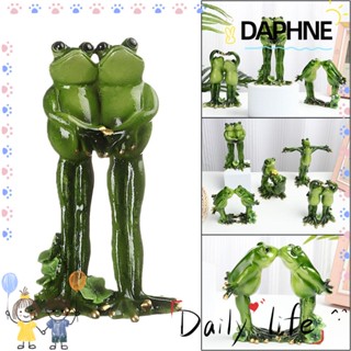 Daphne ฟิกเกอร์กบ แฮนด์เมด ของขวัญ สําหรับตกแต่งในร่ม และกลางแจ้ง