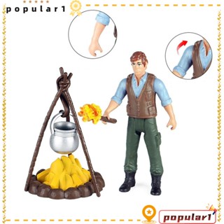 Popular โมเดลฟิกเกอร์ PVC ขนาดเล็ก สําหรับตั้งแคมป์