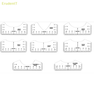 [ErudentT] ไม้บรรทัดวัดเสื้อยืด คอวี 8 ชิ้น [ใหม่]