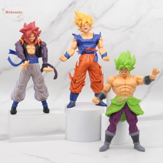 Mxbeauty ฟิกเกอร์อนิเมะ Son Goku Super Saiyan พร็อพสําหรับตกแต่งรถยนต์