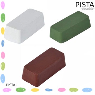 Pista ชุดอุปกรณ์ขัดเงา 3 ชิ้น สีเขียว ขาว น้ําตาล ละเอียด ปานกลาง หยาบ 12.6 ออนซ์ แว็กซ์โลหะขัดเงา