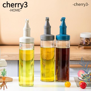 Cherry3 ขวดแก้วใส่น้ํามันมะกอก พร้อมฝาปิด ไม่หยด ทําความสะอาดง่าย 500 มล.