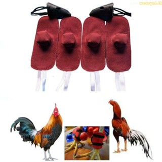 Weroyal Rooster Mitts ชุดถุงมือหนัง กันการสึกหรอ สําหรับไก่ชน