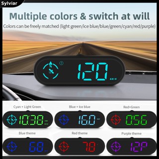 [sylviar] เครื่องวัดความเร็ว Gps หน้าจอ Led เข็มทิศ Hd G9 อเนกประสงค์ สําหรับรถยนต์