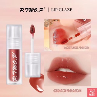 P.TW OP lip glaze ลิปสติกสีสูงที่จำเป็นสำหรับการแต่งหน้าที่ซับซ้อน lip glaze ไม่จางหาย รุ่นขายดี [hotmax]