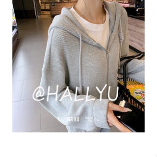 HALLYU เสื้อผ้าผู้ญิง แขนยาว เสื้อฮู้ด คลุมหญิง สไตล์เกาหลี แฟชั่น  ทันสมัย ins Chic สวยงาม A98J260 36Z230909