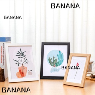 Banana1 กรอบรูปไม้ ขนาด 8 นิ้ว 6 นิ้ว 10 นิ้ว สําหรับแขวนตกแต่งผนัง