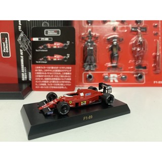 โมเดลตุ๊กตา Kyosho 1:64 Ferrari F1-89 Mansell No. โมเดลรถยนต์อัลลอย 27 Formula 1 1989