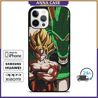 เคสโทรศัพท์มือถือ ลาย Goku Shenron สําหรับ iPhone 14 Pro Max 13 Pro Max Samsung Galaxy Note10+ S21Ultra