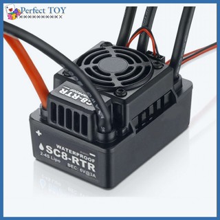 Pst 120A Brushless Esc Wp-sc8 รถเต็มรูปแบบ กันน้ํา ไม่เหนี่ยวนํา Esc อัพเกรด อุปกรณ์เสริมยานพาหนะออฟโรด