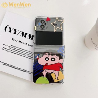 Wenwen เคสโทรศัพท์มือถือ แบบฝาพับ ขนาดเล็ก แฟชั่นใหม่ สําหรับ vivo X Flip Swivel Chicken