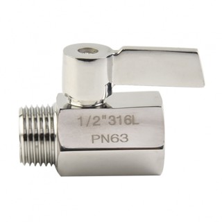 Shut Off Valve Hand Shut-OFF Valve Shower Head 1Pcs 304 Stainless Steel