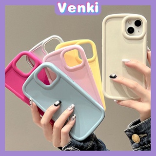 Venki - เข้ากันได้สำหรับ เคสไอโฟน เคสไอโฟน11 เคส iphone 11 บับเบิ้ล TPU นุ่ม กรณีที่เรียบง่าย เคสสีลูกกวาด ป้องกันกล้อง สีชมพู ฟ้า เหลือง กุหลาบ แดง ขาว ใช้ได้กับ iPhone 14 13 Pro max 12 11 Pro Max