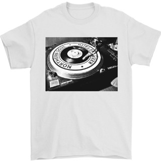 เสื้อยืดไวนิล พิมพ์ลาย Northern Soul Turntable Dj Decks สําหรับผู้ชาย