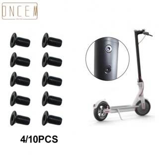 【ONCEMOREAGAIN】Pole Screws Set Size 12mm Stainless Steel Thread M5 Tool Wrench Black Kit