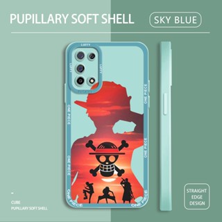 เคสโทรศัพท์ซิลิโคน TPU แบบนิ่ม ลายการ์ตูนลูฟี่ กันกระแทก สําหรับ Realme 7 8 4G 5G Pro 7i C17 8i