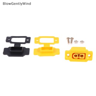 Blowgentlywind XT60BE-F ตัวเชื่อมต่อทองเหลือง ชุบทอง ตัวผู้ พร้อมฝาครอบกันฝุ่น 1 ชิ้น BGW