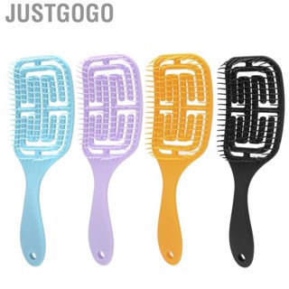 Justgogo Hair Styling Brush  Unisex Detangling for Salon Travel