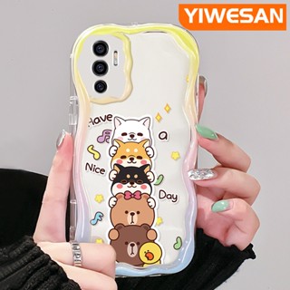 เคสโทรศัพท์มือถือแบบนิ่ม ใส กันกระแทก ลายการ์ตูนสัตว์ Nice Day สําหรับ VIVO V23E 4G V23E 5G V23 Pro V23i 5G S12 5G Y75