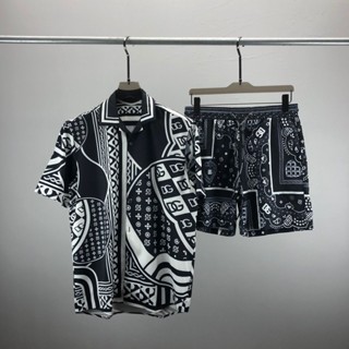 6JTV D &amp; G summer new full print retro casual shirt set