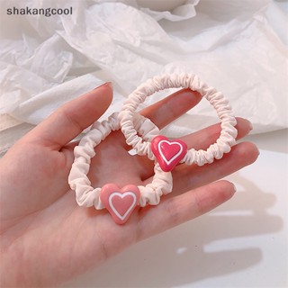 Shakangcool ยางรัดผมหางม้า ขนาดเล็ก สีชมพู เรียบง่าย สําหรับผู้หญิง SGL