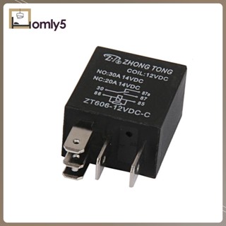 [Homyl5] รีเลย์ DC12V 20A 30A SPDT 5-Pin สําหรับรถยนต์ รถบรรทุก