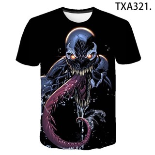 ใหม่ เสื้อยืด พิมพ์ลาย Venom Streetwear 2022